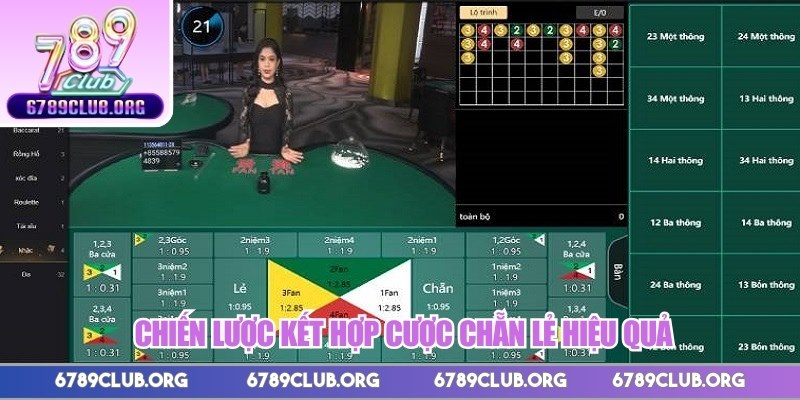 Chiến lược kết hợp cược chẵn lẻ hiệu quả